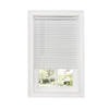 Cordless Mini White Vinyl Room Darkening Window Blind