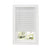 Cordless Mini White Vinyl Room Darkening Window Blind