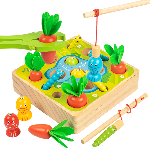 Carrot Educational Toys Size Sorting Puzzle for Kids