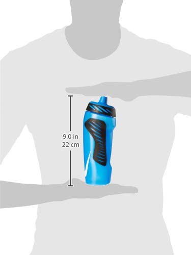 Water Bottle, VOLT/BLACK, 18oz