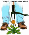 The Original Stand Up Weed Puller Tool with Long Handle