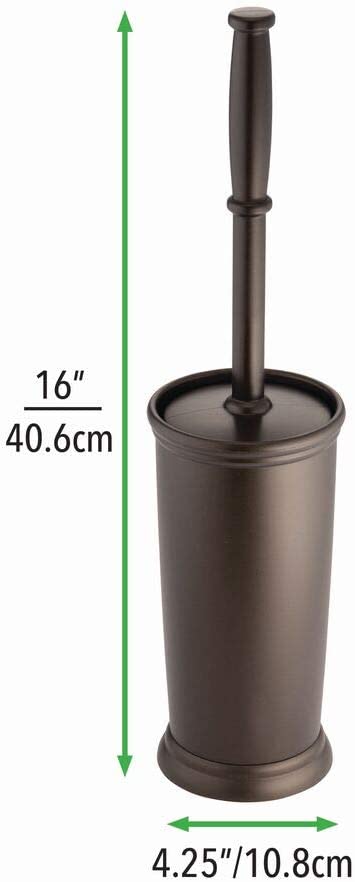 Compact Plastic Toilet Brush - Space Saving