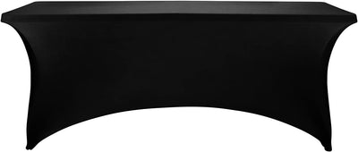 Fitted Tablecloth for 6ft Rectangular Tables (Black)