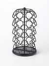 Coffee Pod Carousel, 35 Storage, Spins 360-Degrees, Modern Black Design