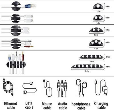 Electronic accessories organizer kit, 152 pieces