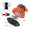 Portable Fan Camping Fan for Tents, 30 Hours, Orange