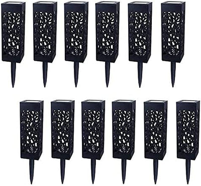 12 Pack Solar Pathway Lights Outdoor