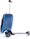 3-D Hardside Scooter Ride On Suitcase for Kids Fun LED Lights