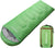 Sleeping Bag - 4 Seasons. Green/Right Zipper