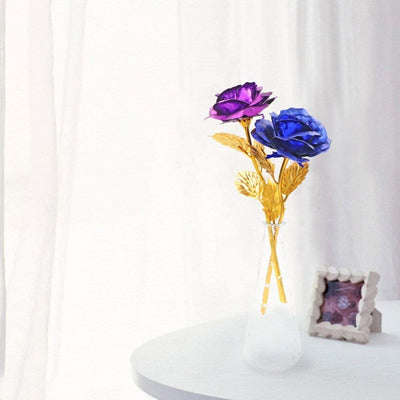 Valentine gifts, artificial flower, Color: Purple