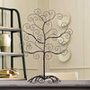 twisted iron photo tree, black with antique finish