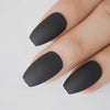 False Nails Full Nails, (Matte Black), Color: Z974