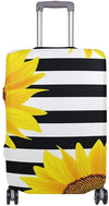 Sunflowers suitcase covers with protective bands 18-32 inches