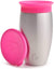 360 Stainless steel baby sippy cup, pink color