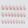 26 Pieces Acrylic False Nails Set (Color: Pink)