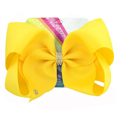 4 large 8-inch hair bows (color B-8 Inch)