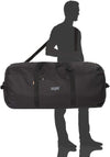 Large duffel bag for travel gear (42" x 20" x 20"), color :black