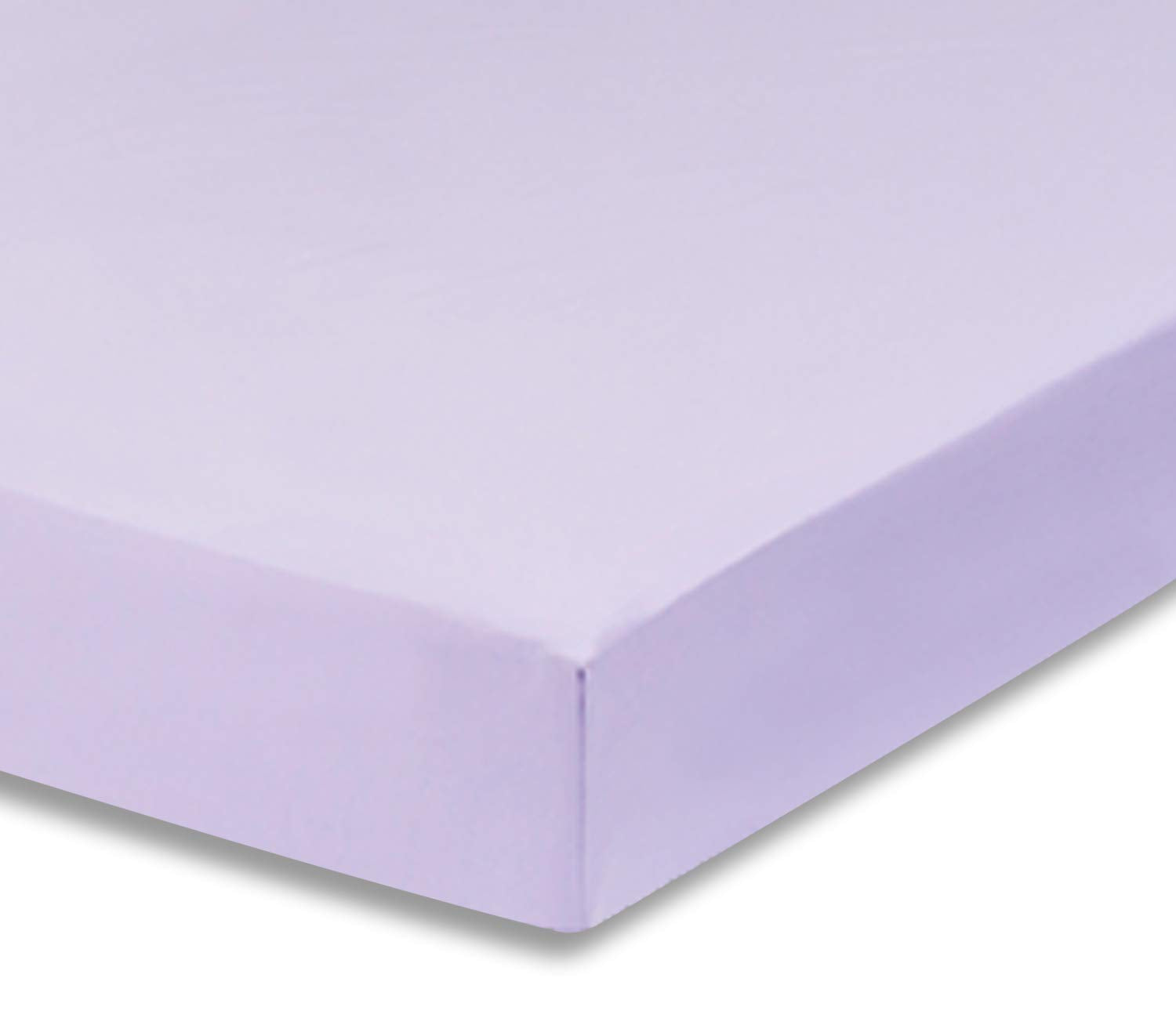 1-Pack 100% Microfiber Crib Sheets, 52x28x8 Inch", Lavender