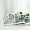 artificial flower bouquet for valentines gift, color: silver