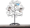 twisted iron photo tree, black with antique finish