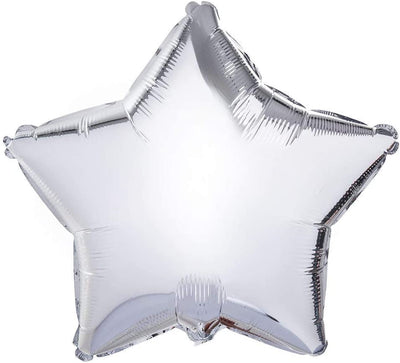 50pcs, 18inch Star Shaped Foil Balloon Multicolor