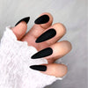 24 matte false nails color, (black)