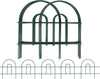 Decorative Garden Fence, Stainless Iron, (18 in. x 58 ft.)