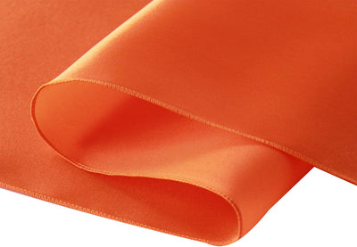 Satin Chair Bows for Decorations, (Orange, 50 Count)