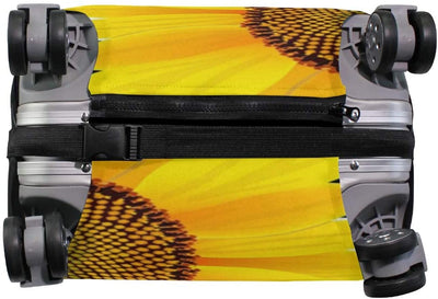 Sunflowers suitcase covers with protective bands 18-32 inches