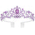 Purple Crystal Tiara, Color: 06-Purple