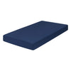 Fitted Microfiber Crib Sheet, Navy Blue Solid