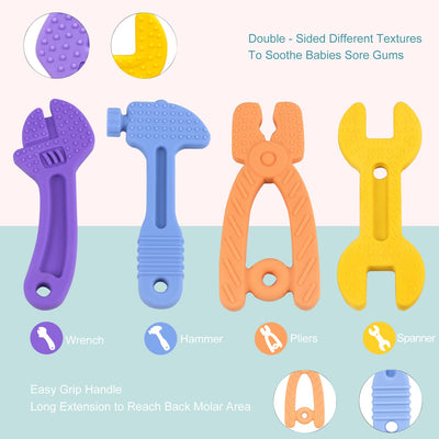 Teething Toys for Babies 0-6 Months 6-12 Months