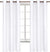 Blackout Curtains 2 Panel Set (42" x 63", Pure white)