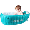 inflatable bathtub for babies, blue