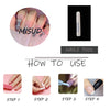 Cute False Nails 24pcs, Bing Rhinestone, Pink