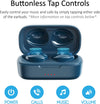 TB100 Wireless Headphones, 4 Ear Tips, Pacific Blue