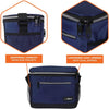 Lunch Box with Leak Proof Insulated Bag, 14 Cans, 8L, Navy