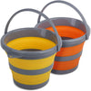 2-Pack of 1.32, Gallon Collapsible Plastic Buckets