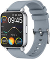 1.69 inch touch screen smart watch, gray