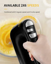 Hand Mixer, Color: Black, 8.9 x 7.3 x 6.4 inches