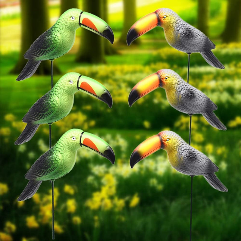 Decorative Garden Stakes Bird Decoration (6pcs Bird)