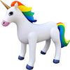 Standing Inflatable Rainbow Unicorn, 40" L x 30" H