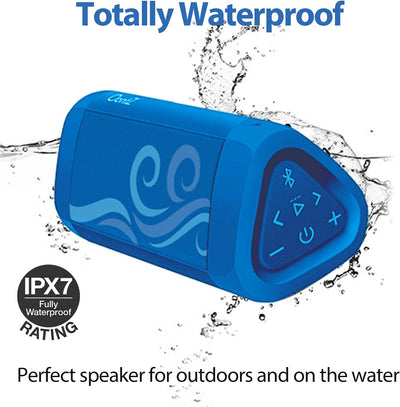 Waterproof speaker, 14 watts, color: Blue