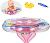 Baby floats for swimming pool, with safety seat, Color: Pink