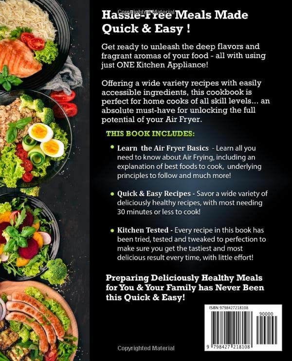 Air Fryer Cookbook, Paperback