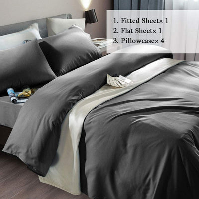 Bed Sheet Set Super Soft Microfiber 1800