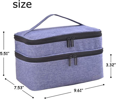 Carrying Case for Enamel, Holds 30 Bottles, Purple