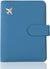 Passport cover with Card Slots for travel,  Denim blue