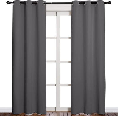 Drapes (2 Panels, 42 x 84 Inch, Gray)