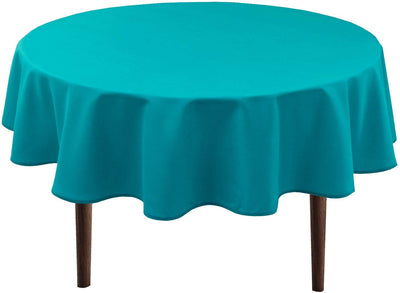 70 Inch Round Tablecloth (Turquoise)